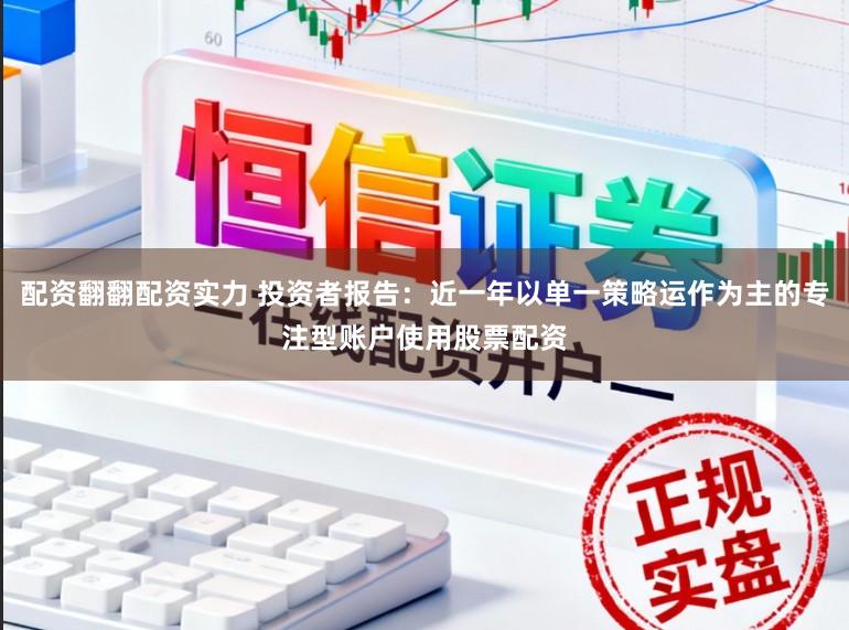 配资翻翻配资实力 投资者报告：近一年以单一策略运作为主的专注型账户使用股票配资